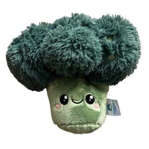 Squishable Mini Broccoli Plush 9.5” – Kawaii Veggie Stuffed Comfort Food Toy